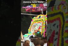 Photo of திருவையாறு சித்திரை பெருவிழா நாள் 1 வெள்ளி படிச்சட்டம் #thiruvaiyaru #aiyarappar #trendingreels