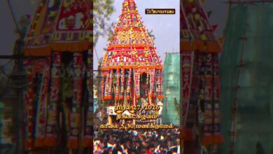 Photo of தஞ்சாவூர் ஸ்ரீ பெருவுடையார் ஆலய சித்திரைப் பெருவிழா தேரோட்டம் | Therottam Live Promo