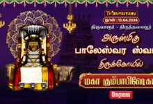 Photo of 🔴LIVE : திருவாரூர் – திருத்தலையூர் ஸ்ரீ பாலேஸ்வர ஸ்வாமி ஆலய மகா கும்பாபிஷேகம் | Maha Kumbabishekam