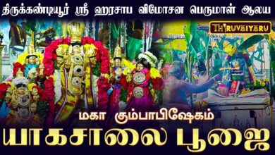 Photo of திருக்கண்டியூர் ஸ்ரீ ஹரசாப விமோசன பெருமாள் ஆலய மகா கும்பாபிஷேகம் யாகசாலை பூஜை | Thiruvaiyaru