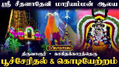 Photo of திருவாரூர் – காகிதக்காரத்தெரு ஸ்ரீ சீதளாதேவி மாரியம்மன் ஆலய பூச்சேரிதல் & கொடியேற்றம் | Kodiyetram