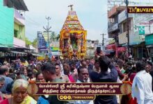 Photo of பொன்னேரி ஸ்ரீ கரிகிருஷ்ண பெருமாள் ஆலய சித்திரை பிரம்மோற்சவம் திருத்தேரோட்டம் | Therottam