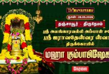 Photo of 🔴LIVE : தஞ்சாவூர் – திருநேமம் ஸ்ரீ ஐராவதேஸ்வர ஸ்வாமி ஆலய மஹா கும்பாபிஷேகம் | Maha Kumbabishekam