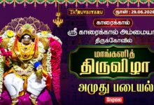 Photo of 🔴LIVE : காரைக்கால் ஸ்ரீ காரைக்கால் அம்மையார் ஆலய மாங்கனித் திருவிழா அமுது படையல் | Amudhu Padaiyal