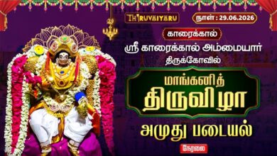 Photo of 🔴LIVE : காரைக்கால் ஸ்ரீ காரைக்கால் அம்மையார் ஆலய மாங்கனித் திருவிழா அமுது படையல் | Amudhu Padaiyal