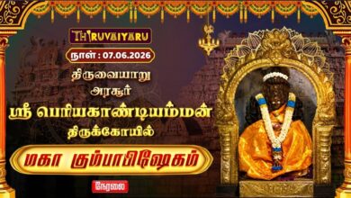 Photo of 🔴LIVE : திருவையாறு – அரசூர் ஸ்ரீ பெரியகாண்டியம்மன் ஆலய மஹா கும்பாபிஷேகம் | Maha Kumbabishekam