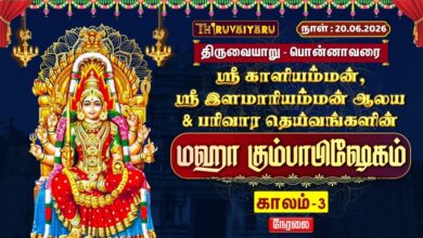 Photo of 🔴LIVE : பொன்னாவரை ஸ்ரீ காளியம்மன், ஸ்ரீ இளமாரியம்மன் ஆலய மஹா கும்பாபிஷேகம் காலம்-3 | Kaalam-3
