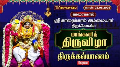 Photo of 🔴LIVE : காரைக்கால் ஸ்ரீ காரைக்கால் அம்மையார் ஆலய மாங்கனித் திருவிழா திருக்கல்யாணம் | Maangani Vizha