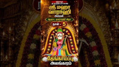 Photo of ஆஷாட நவராத்திரி தஞ்சாவூர் பெருவுடையார் ஸ்ரீ மஹா வாராஹி அம்மன் தேங்காய் பூ அலங்காரம் #varaahi