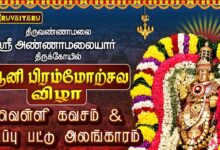 Photo of திருவண்ணாமலை ஸ்ரீ அண்ணாமலையார் ஆலய ஆனி பிரம்மோற்சவம் வெள்ளி கவசம் & சிவப்பு பட்டு அலங்காரம்