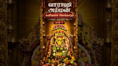 Photo of ஆஷாட நவராத்திரி தஞ்சாவூர் பெருவுடையார் ஸ்ரீ மஹா வாராஹி அம்மன் கனிவகை அலங்காரம் #thiruvaiyaru