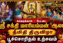 Photo of காரைக்கால் – பேட்டை ஸ்ரீ சக்தி மாரியம்மன் ஆலய தீமிதி திருவிழா பூச்சொரிதல் உற்சவம் | Poochorithal