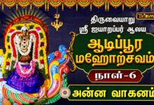 Photo of திருவையாறு ஸ்ரீ ஐயாறப்பர் ஆலய ஆடிப்பூர மஹோற்சவம் நாள்–6 அன்ன வாகனம் | Anna Vahanam