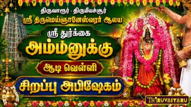 Photo of திருவாரூர் ஸ்ரீ திருமெய்ஞானேஸ்வரர் ஆலய ஸ்ரீ துர்க்கை அம்மனுக்கு ஆடி வெள்ளி சிறப்பு அபிஷேகம்