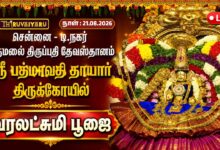 Photo of 🔴LIVE: டி.நகர் ஸ்ரீ பத்மாவதி தாயார் வரலட்சுமி பூஜை திருமலை திருப்பதி தேவஸ்தானம் | Varalakshmi Poojai