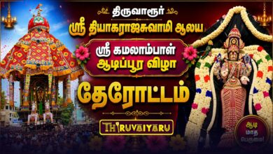 Photo of திருவாரூர் ஸ்ரீ தியாகராஜசுவாமி ஆலய ஸ்ரீ கமலாம்பாள் ஆடிப்பூர விழா தேரோட்டம் | Therottam