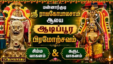 Photo of மன்னார்குடி ஸ்ரீ ராஜகோபாலசாமி ஆலய ஆடிப்பூர பிரம்மோற்சவம் சிம்ம வாகனம் & கருட வாகனம்