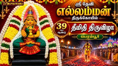Photo of 🔴LIVE : சென்னை பெரம்பூர் ஸ்ரீ தேவி எல்லம்மன் கோவில் ஆடி திருவிழா தீமிதி திருவிழா | Theemithi Vizha