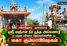 Photo of மயிலாடுதுறை – தரங்கம்பாடி ஸ்ரீ மஞ்சள் நீர் பூத்த அய்யனார் & பரிவார தெய்வங்களின் மகா கும்பாபிஷேகம்