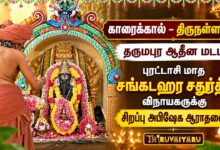 Photo of திருநள்ளாறு தருமபுர ஆதீன மடம் புரட்டாசி மாத சங்கடஹர சதுர்த்தி விநாயகருக்கு சிறப்பு அபிஷேக ஆராதனை