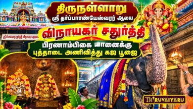 Photo of திருநள்ளாறு ஸ்ரீ தர்ப்பாரண்யேஸ்வரர் ஆலய விநாயகர் சதுர்த்தி கஜ பூஜை | Gaja Poojai