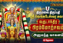 Photo of 🔴LIVE : திருமலை திருப்பதி பிரம்மோற்சவம் அனுமந்த வாகனத்தில் ஸ்ரீ வெங்கடேஸ்வர சுவாமி தரிசனம்
