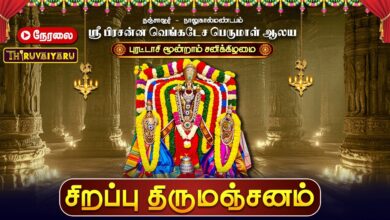 Photo of 🔴LIVE : புரட்டாசி 3-ஆம் சனிக்கிழமை | தஞ்சாவூர் ஸ்ரீ பிரசன்ன வெங்கடேச பெருமாள் சிறப்பு திருமஞ்சனம்