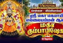 Photo of 🔴LIVE : சென்னை – வில்லிவாக்கம் ஸ்ரீ மகா மகமாயி எல்லையம்மன் ஆலய மகா கும்பாபிஷேகம் | Kumbabishekam
