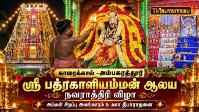 Photo of காரைக்கால் – அம்பகரத்தூர் ஸ்ரீ பத்ரகாளியம்மன் ஆலய நவராத்திரி விழா சிறப்பு அலங்காரம் & மகா தீபாராதனை